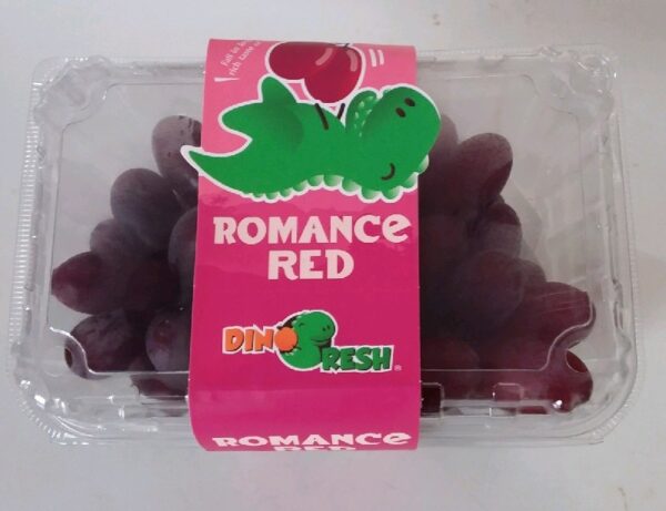 Buah Anggur Red Romance Segar Merah Merona Garing Tanpa Biji Ovegi