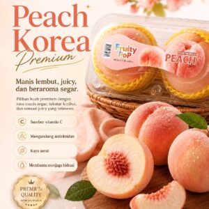 Peach Korea 2pcs (pack)