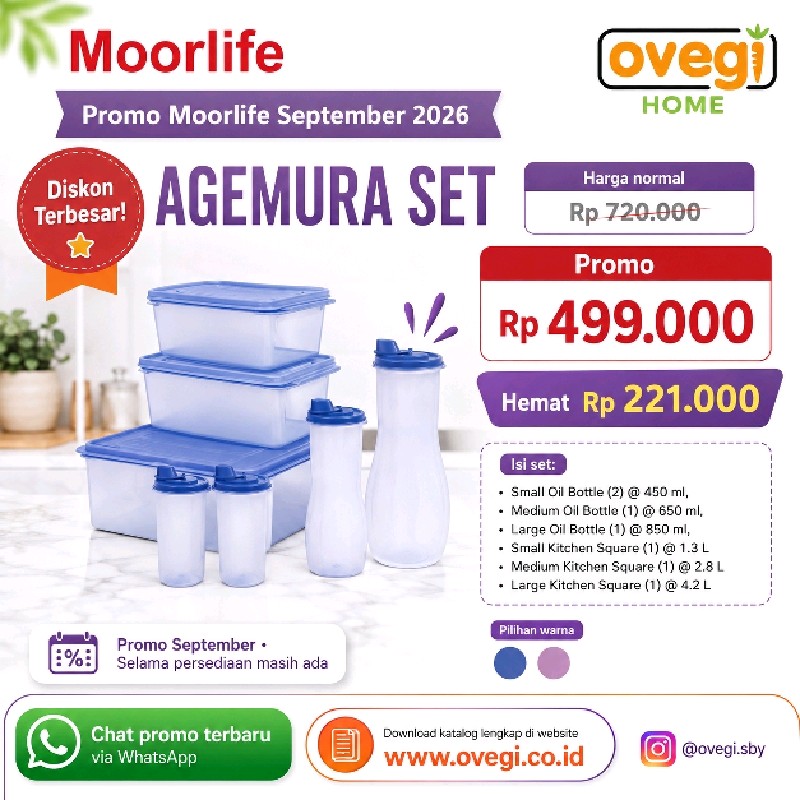 Katalog dan promo Moorlife September 2026 di OVEGI HOME Surabaya